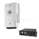 VEVOR vienfāzes invertora komplekts Deye 6 kW (modelis 11529) ar 5,12 kWh akumulatoru (modelis 11377)