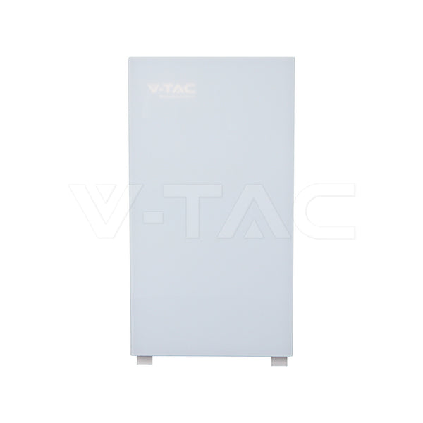 Litija akumulators 16,07 kWh, IP20 aizsardzība, 6000 cikli, balta korpusa konstrukcija