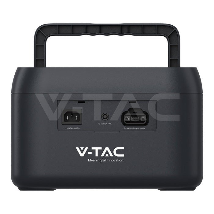 V - TAC 1000 W / 614 Wh portatīvā barošanas stacija ar LiFePO4 akumulatoru un WiFi - ZEMLETES.LV