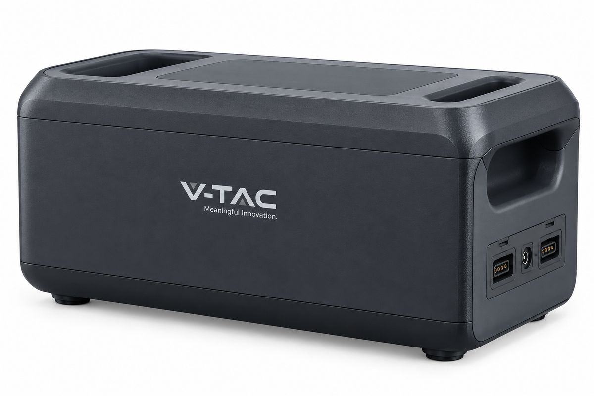 V-TAC 2560 Wh additional battery – for V-TAC portable power stations