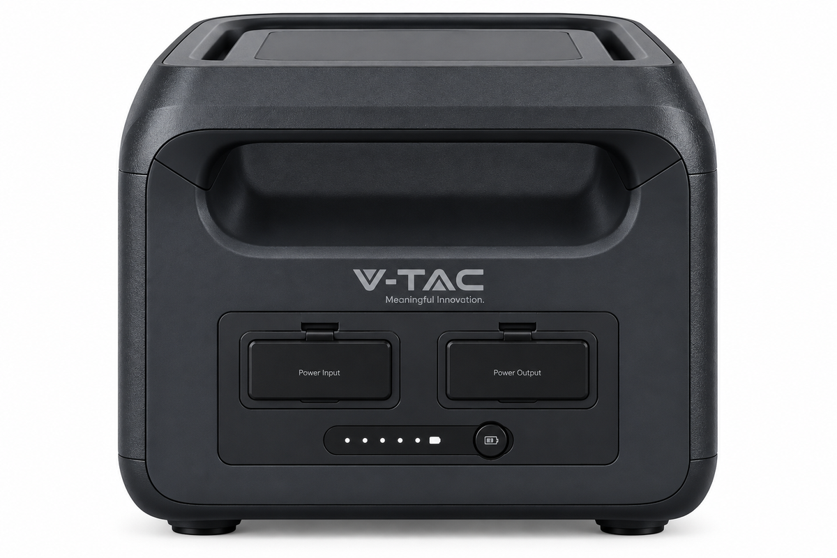 V-TAC 2560 Wh additional battery – for V-TAC portable power stations