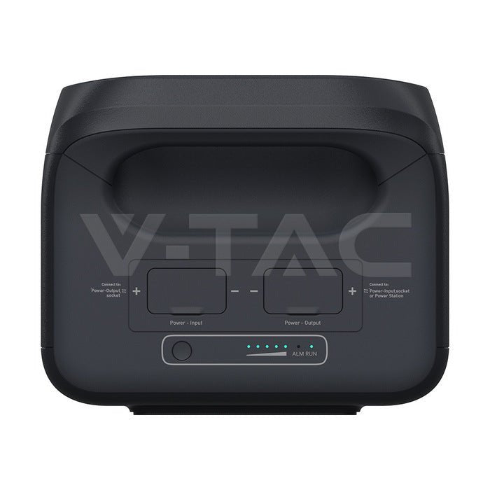 V - TAC 2560 Wh LiFePO4 akumulatora paplašināšanas bloks 51,2 V portatīvajām barošanas stacijām - ZEMLETES.LV