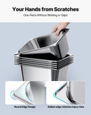 Nerūsējošā tērauda tvaika gastronomijas trauki ar vākiem, 1/2 izmērs, dziļums 148 mm, tilpums 9 l, 2 gab. komplekts