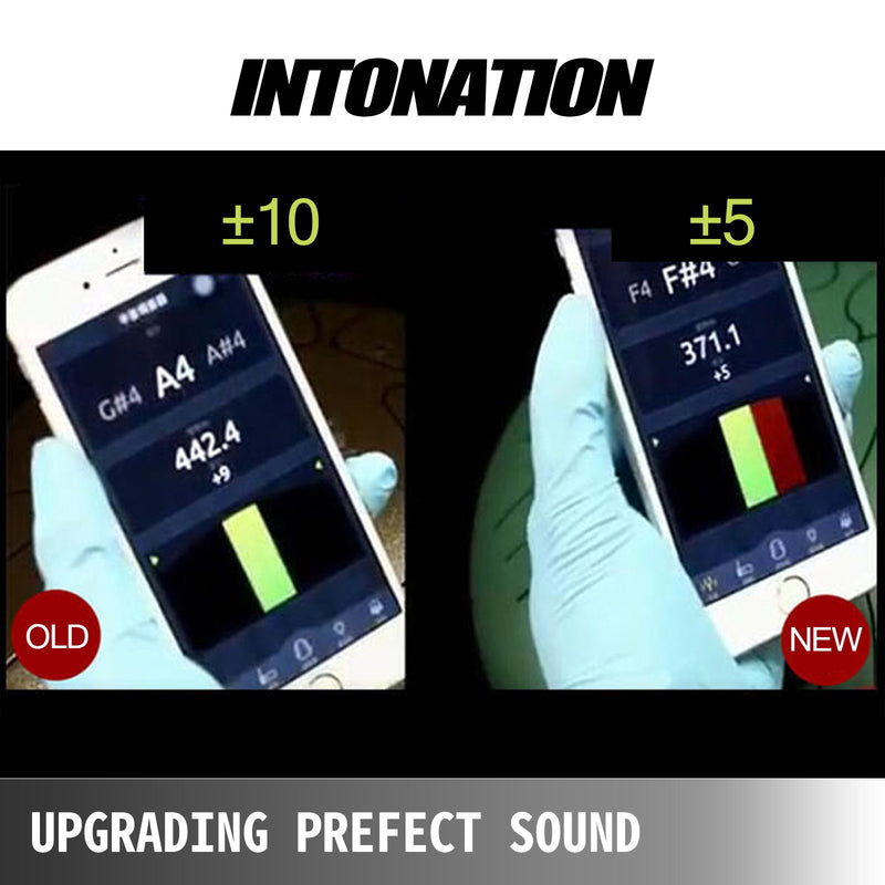 VEVOR tērauda mēles bungas, 13 toņi, 30 cm, ar maisu, grāmatu, āmuriem un turētāju