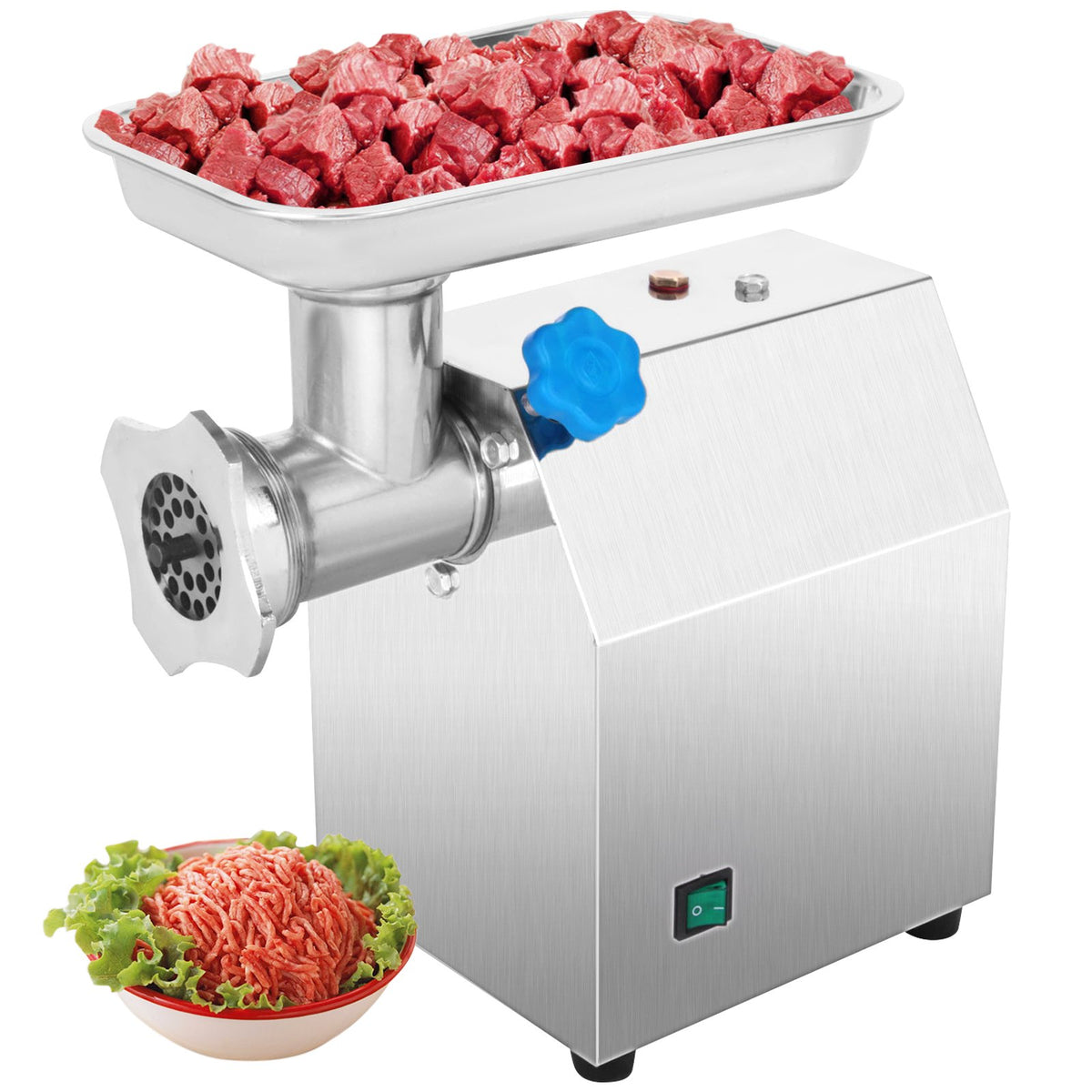 VEVOR Electric Meat Grinder 850 W, 190 RPM, with Sausage Filler, Commercial