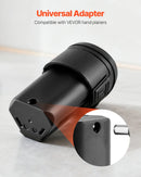 VEVOR litija-jonu akumulators 12 V 2 Ah, pārnēsājams rezerves akumulatoru bloks ar universālu adapteri, saderīgs ar Makita savienojumiem un VEVOR bezvadu elektrisko rokas ēveli, 1 gab.