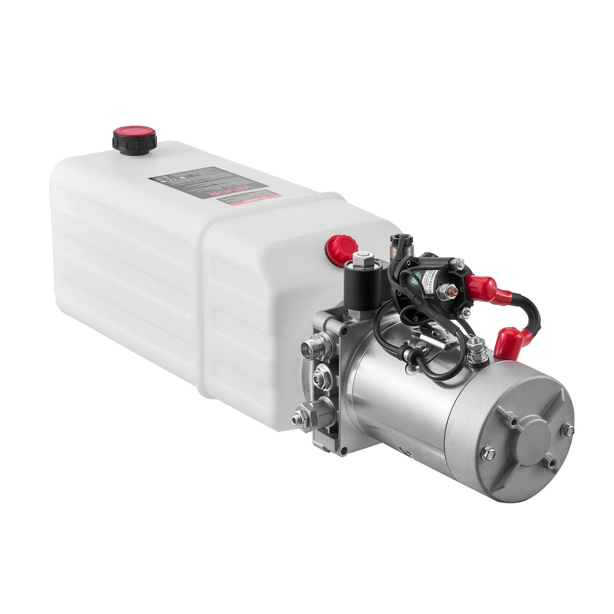 VEVOR 8 L Hydraulic Power Unit, Single Acting Hydraulic Pump for Dump Trailer, 22 MPa Maximum Pressure and 3.4 L/min Flow Rate, 12 V DC Hydraulic Pump with Metal Tank for Vehicle Lifting