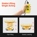 VEVOR 7 l hidrauliskā barošanas stacija, vienvirziena izgāžamās piekabes sūknis, maksimālais spiediens 22 MPa, plūsmas ātrums 3,4 l/min, 12 V līdzstrāvas hidrauliskais sūknis ar metāla rezervuāru piekabju un automobiļu pacelšanai