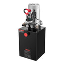 VEVOR 12 l hidrauliskā barošanas stacija, divdarbības 12 V hidrauliskais sūknis pašizgāzēja piekabēm, maksimālais spiediens 22 MPa, plūsmas ātrums 3,4 l/min, hidrauliskais sūknis ar metāla eļļas tvertni transportlīdzekļu pacelšanai