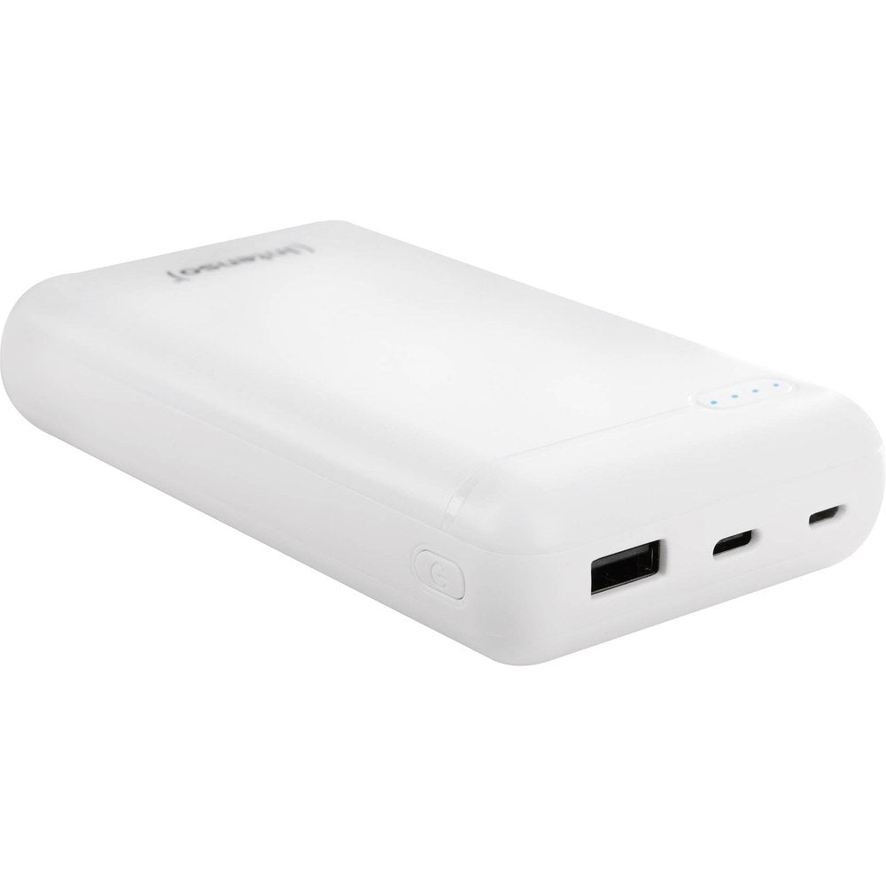 Intenso XS20000 20 000 mAh powerbank – USB-A un USB-C, balts