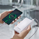 Intenso XS20000 20 000 mAh ārējais akumulators ar USB-A un USB-C pieslēgvietām, balts