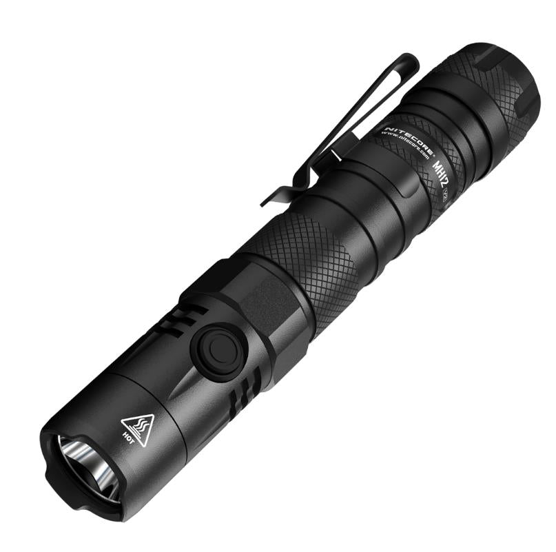 NITECORE MH12 V2 LED torch, 1200 lm, USB-C charging, 5000 mAh battery, IP68