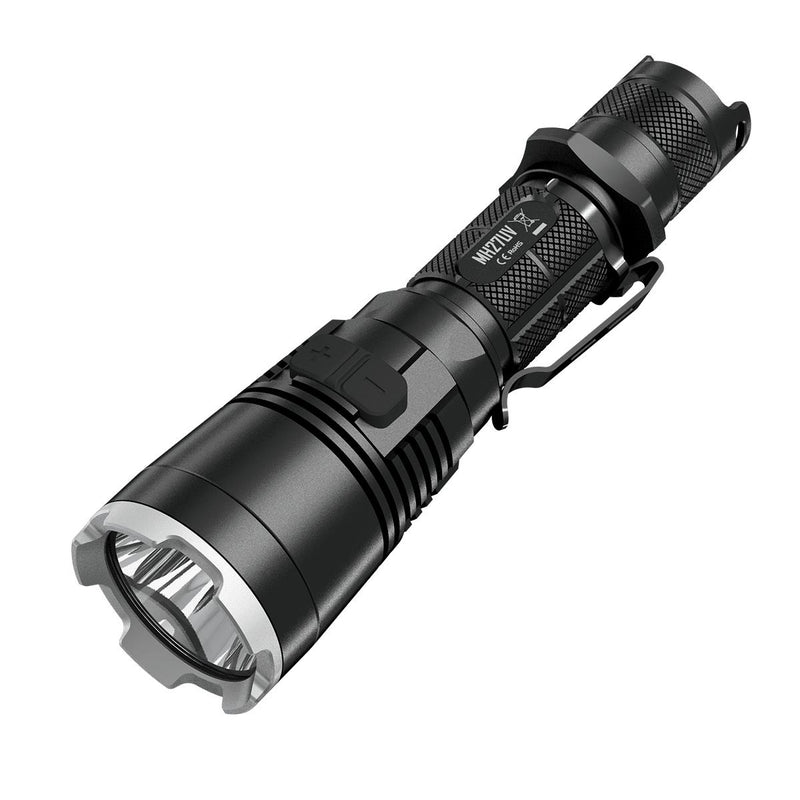 Nitecore MH27UV LED rokas lukturis ar UV, sarkano un zilo gaismu, 462 m, IP klases korpuss