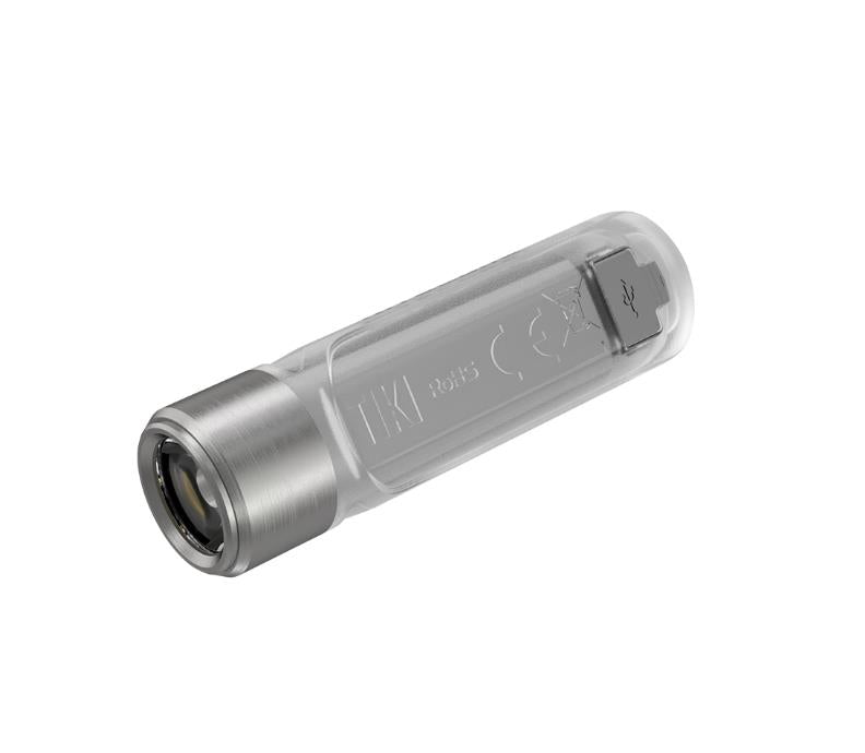Nitecore TIKI LED atslēgu piekariņa lukturītis 300 lm, USB uzlādējams, ar UV, sarkano un zilo gaismu, IP66