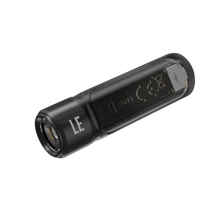 NITECORE TIKI LE LED atslēgu piekariņa lukturis, 300 lm, UV 365 nm, USB uzlāde, IP66, melns
