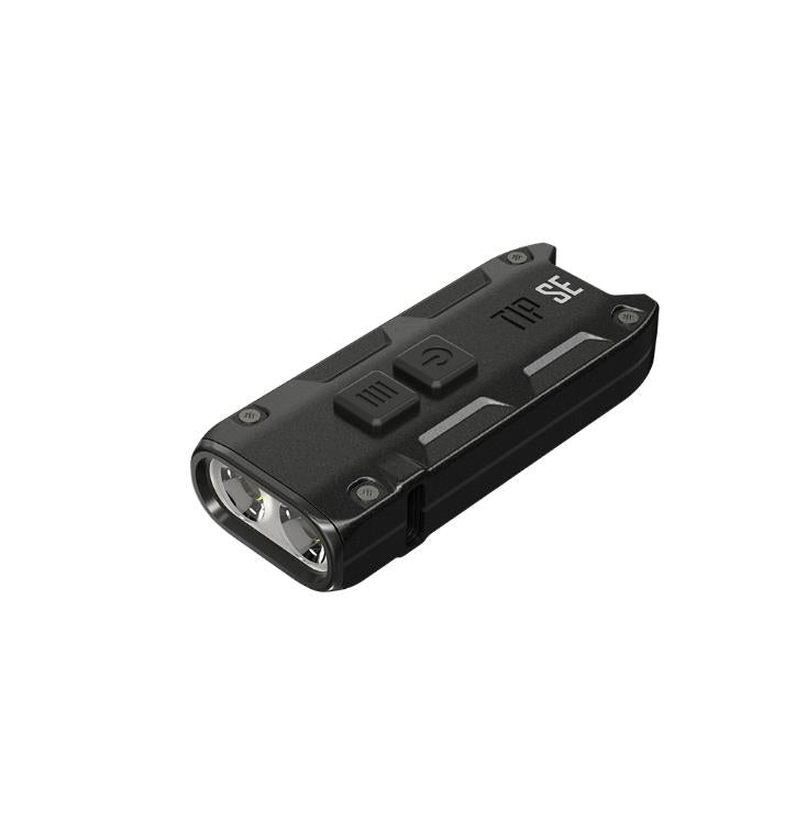 NITECORE TIP SE LED atslēgu piekariņa lukturis, 700 lm, USB-C uzlāde, 500 mAh akumulators, IP54, melns
