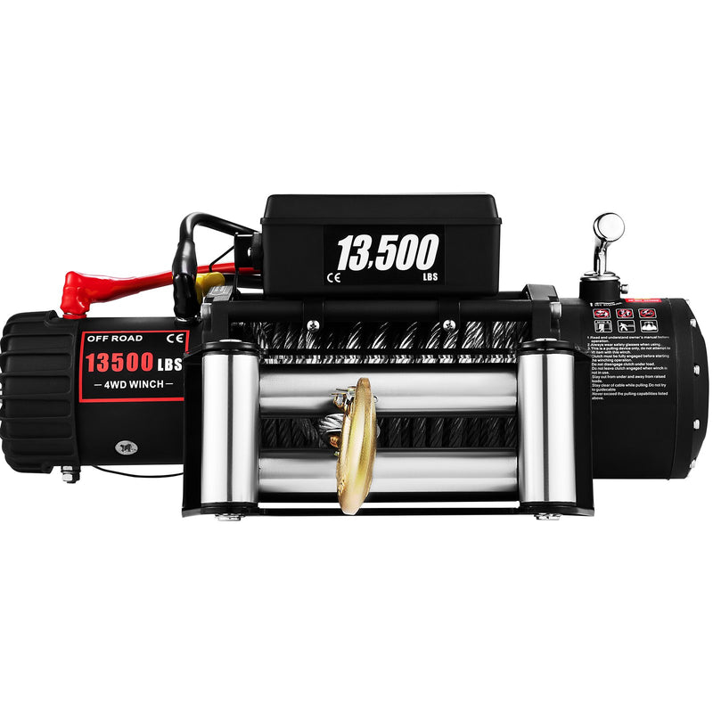 VEVOR elektriskā vinča - 6123 kg ar tērauda trosi, 12V jaudīgu motoru un bezvadu tālvadības pulti