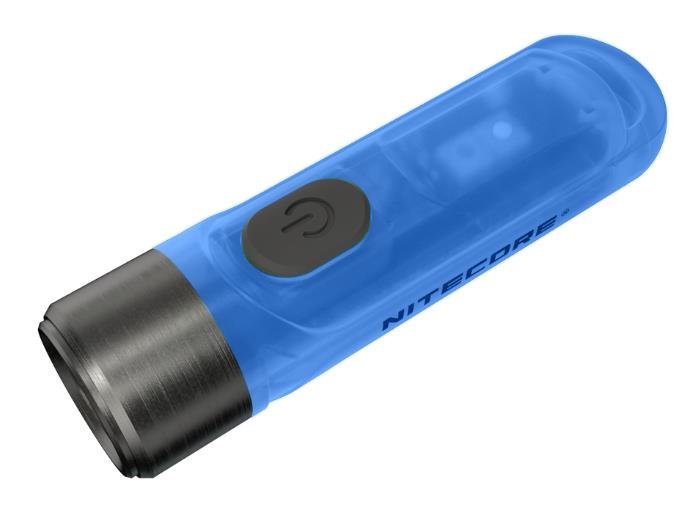 Nitecore TIKI GITD BLUE LED atslēgu piekariņa lukturis 300 lm, USB uzlāde, IP66