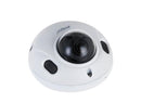DAHUA 5 MP kupolveida IP videonovērošanas kamera ar 2,8 mm objektīvu, 30 m nakts redzamību, mikrofonu, PoE, IP67 un IK10, balta