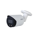 Dahua IPC-HFW2449S-S-IL 4 MP āra IP videonovērošanas kamera ar 2,8 mm objektīvu, Smart Dual Light, mikrofonu, PoE un IP67, balta