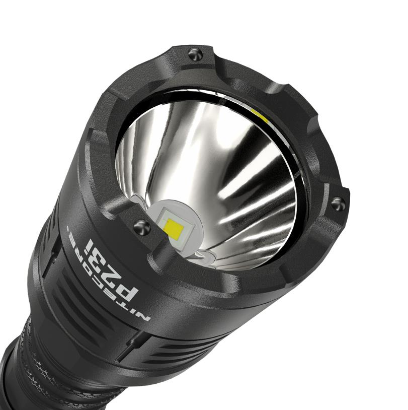 Nitecore P23i LED taktiskais lukturis 3000 lm, 470 m, USB-C, IP68