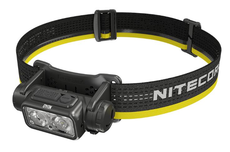 Nitecore NU40 LED headlamp 1000 lm, USB rechargeable, IP68, white and red light