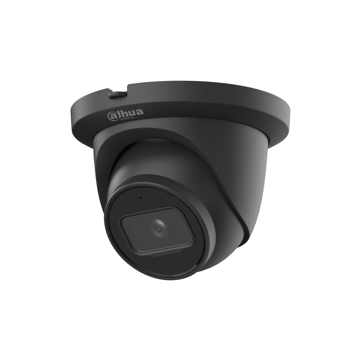 DAHUA 4 MP Turret IP Security Camera with 2.8 mm Lens, 50 m Night Vision, AcuPick 2.0, People Counting, Microphone, ePoE and IP67, Black