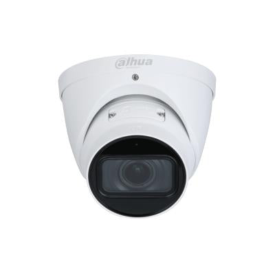 DAHUA 4 MP Dome IP Security Camera with Motorised 2.7–12 mm Lens, 40 m Night Vision, People Counting, Microphone, ePoE and IP67, White