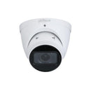 DAHUA 4 MP kupolveida IP videonovērošanas kamera ar motorizētu 2,7–12 mm objektīvu, 40 m nakts redzamību, cilvēku skaitīšanu, mikrofonu, ePoE un IP67, balta