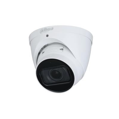 DAHUA 4 MP Dome IP Security Camera with Motorised 2.7–12 mm Lens, 40 m Night Vision, People Counting, Microphone, ePoE and IP67, White