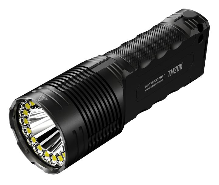 Nitecore TM20K taktiskais LED lukturis 20 000 lm, 290 m, USB-C, IP68