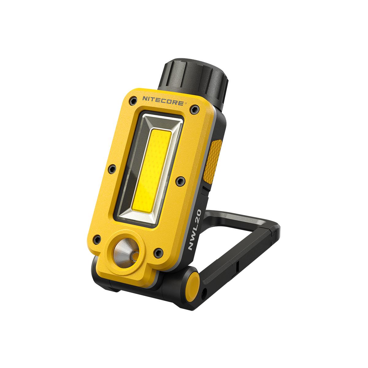 NITECORE NWL20 COB darba lampa, 600 lm, uzlādējama, 5000 mAh, darba un remonta apgaismojumam