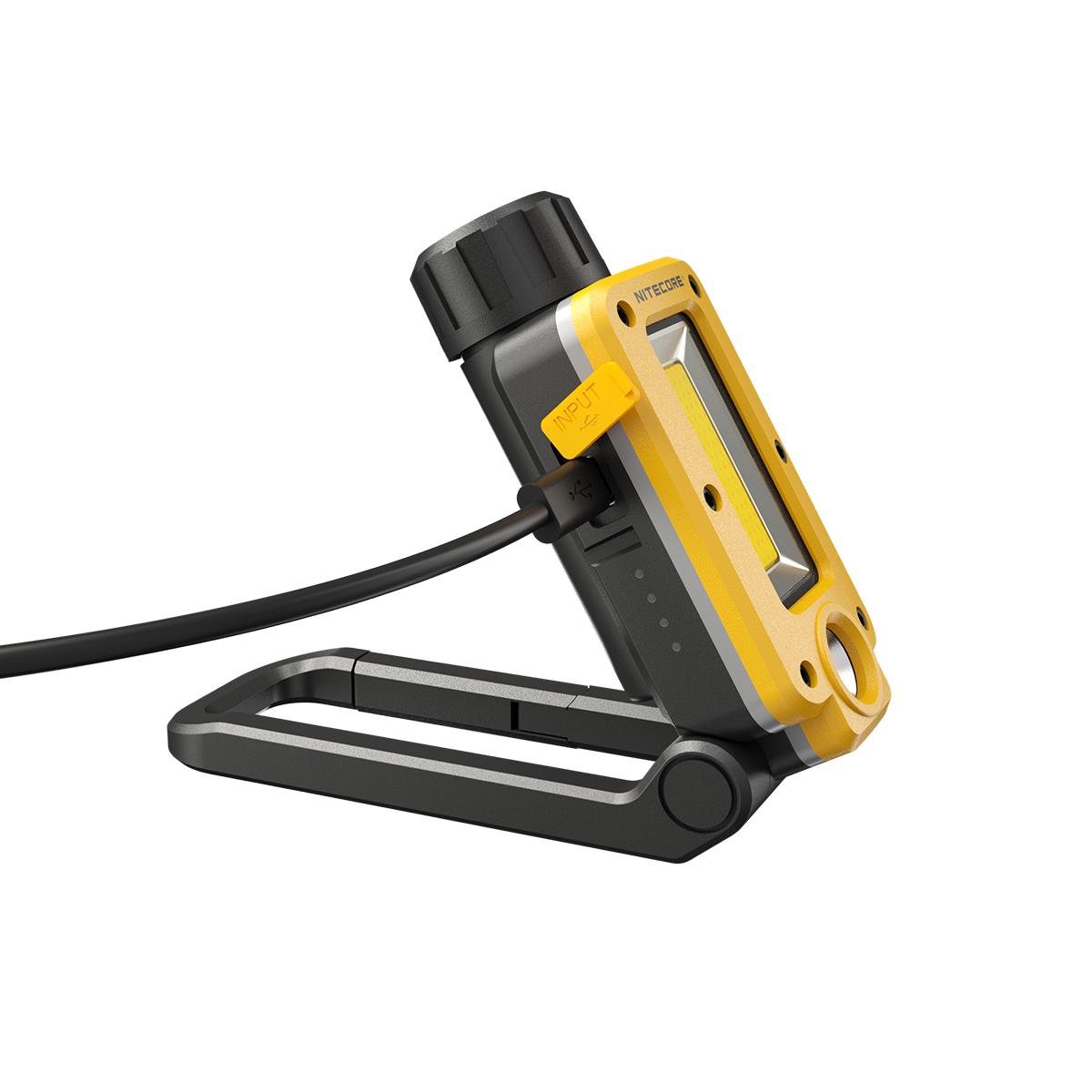 NITECORE NWL20 COB darba lampa, 600 lm, uzlādējama, 5000 mAh, darba un remonta apgaismojumam
