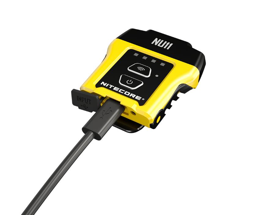 NITECORE NU11 LED headlamp, 150 lm, USB charging, 600 mAh battery, IPX5