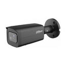 DAHUA 8 MP WizSense cilindriskā IP kamera ar motorizētu 2,7–12 mm objektīvu, 60 m infrasarkano apgaismojumu, mikrofonu, PoE, IP67, melna