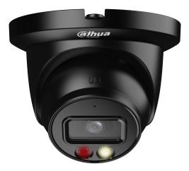 Dahua 8 MP IP Security Camera IPC-HDW2849TM-S-IL-0280B-B, Eyeball, 2.8 mm, IR and Warm LED 30 m, PoE/12 V, IP67, Black