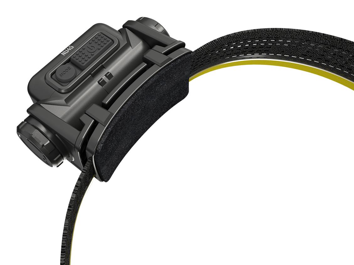 Налобный светодиодный фонарь NITECORE NU45, 1700 лм, быстрая зарядка через USB-C, аккумулятор 4000 мА·ч, IP68
