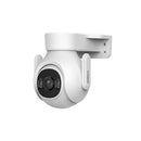 Dahua P3B-PV 3 MP āra Wi-Fi Pan &amp; Tilt IP videonovērošanas kamera, IR un siltais LED 30 m, divvirzienu audio, microSD, IP66, balta