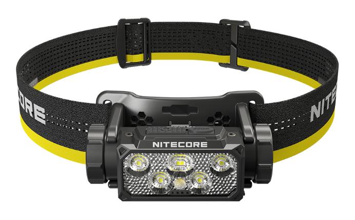 NITECORE HC60 UHE LED galvas lukturis, 1600 lm, USB-C uzlāde, 4000 mAh akumulators, IP68