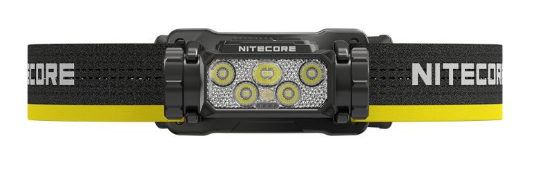 NITECORE HC60 UHE LED galvas lukturis, 1600 lm, USB-C uzlāde, 4000 mAh akumulators, IP68