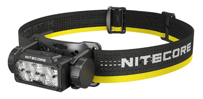 NITECORE HC60 UHE LED galvas lukturis, 1600 lm, USB-C uzlāde, 4000 mAh akumulators, IP68