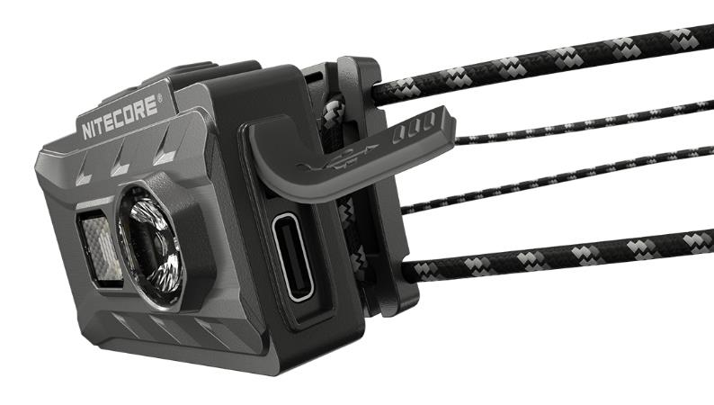 NITECORE NU20 Classic LED galvas lukturis, 360 lm, USB uzlāde, 500 mAh akumulators, IP66