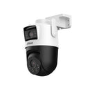 Dahua P5D-5F-PV āra Wi-Fi 6 videonovērošanas kamera ar diviem 5 MP objektīviem, grozāmu kameru, automātisko izsekošanu un IP66