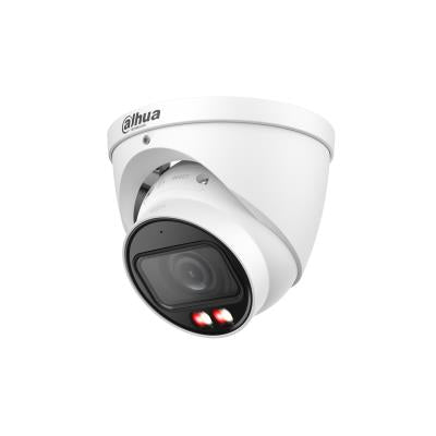 Dahua 4 MP IP Security Camera IPC-HDW2449T-ZS-IL-27135, Eyeball, 2.7–13.5 mm, IR and Warm LED 40 m, PoE/12 V, IP67, White