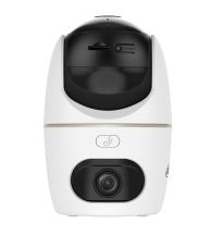 Dahua H5D-5F iekštelpu Wi-Fi 6 videonovērošanas kamera ar diviem 5 MP objektīviem, automātisko izsekošanu un divvirzienu audio