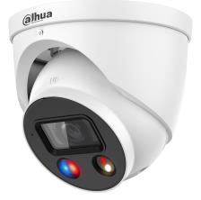 DAHUA 8 MP IP drošības kamera IPC-HDW3849H-ASPV0280B-S5 ar 2,8 mm objektīvu, divvirzienu audio, aktīvo atturēšanu, PoE un IP67, balta
