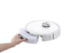 Roborock Q7 TF+ robotizētais putekļsūcējs, 10 000 Pa, sausā un mitrā uzkopšana, PreciSense LiDAR, Dual Anti-Tangle, automātiskā putekļu iztukšošana, 3200 mAh, balts