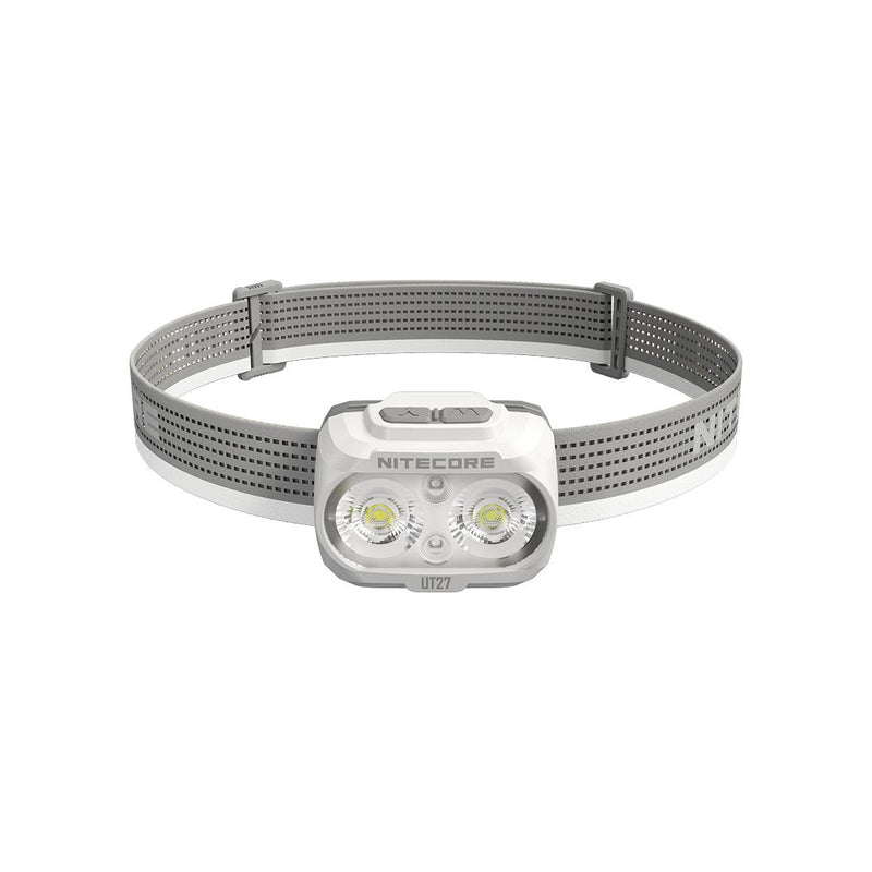 Nitecore UT27 Titan White LED skriešanas galvas lukturis 800 lm, USB uzlādējams, balta, silti balta un sarkana gaisma