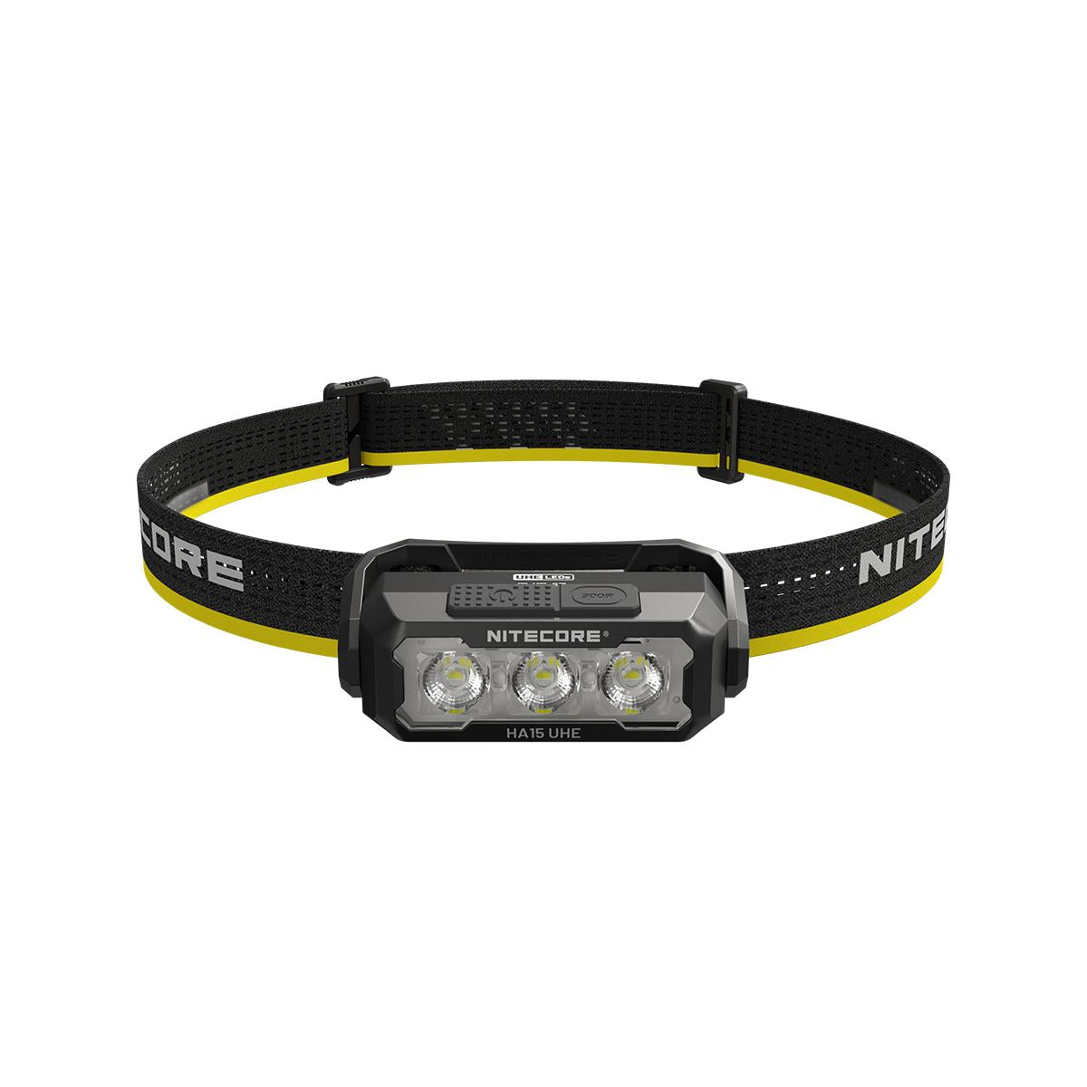 NITECORE HA15 UHE LED galvas lukturis, 400 lm, USB-C uzlāde, divējāda barošana, IP66