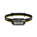 NITECORE HA15 UHE LED galvas lukturis, 400 lm, USB-C uzlāde, divējāda barošana, IP66